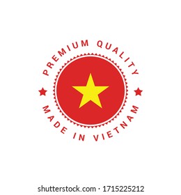Premium quality made in Vietnam 100% original Product vector badge for your products.