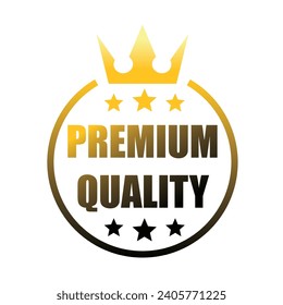 premium quality medal design. guarantee sign and symbol.