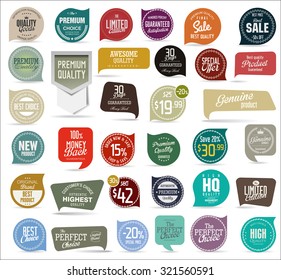 Premium, quality modern labels collection