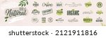 Premium quality organic elements for food market, ecommerce, organic products promotion, restaurant, healthy life. Vector illustration concepts for web design, packaging design, marketing.