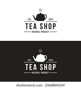 Premium quality organic tea leaf logo design. Logo for business, badge, herbal, and cafe.