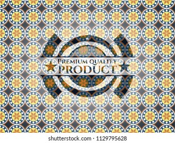 Premium Quality Product arabesque style badge. arabic decoration.