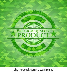 Premium Quality Product green mosaic emblem