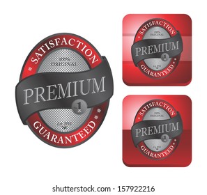 premium quality product label set
