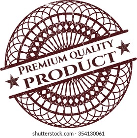 Premium Quality Product rubber stamp with grunge texture