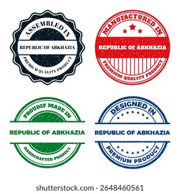 Premium Quality Products from Abkhazia. Collection of Design Labels