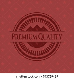 Premium Quality red emblem. Vintage.