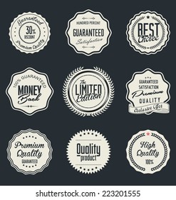 Premium Quality retro Label