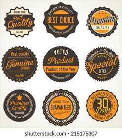 Premium quality retro Labels