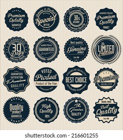 Premium quality retro labels