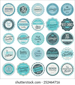 Premium quality retro labels collection