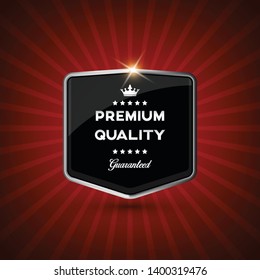 Premium quality retro vintage badge 