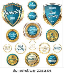 Premium, quality retro vintage labels collection