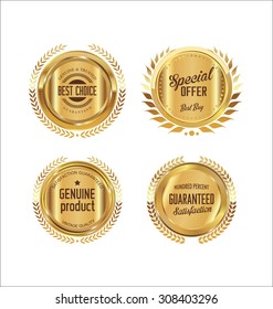 Premium, quality retro vintage labels collection