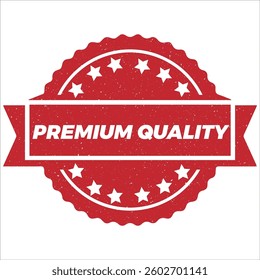 Premium Quality round stamp icon grunge distressed style