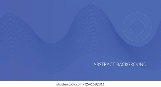 Premium quality royal blue abstract background, Dynamic royal blue background pattern, Modern flowing wavy lines, Fluidity background