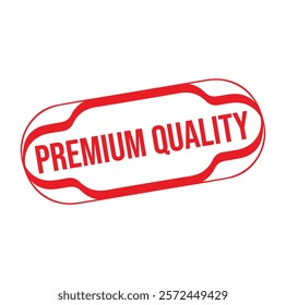 Premium Quality Rubber stamp design. VECTOR ILLUSTRATION.