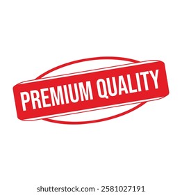 Premium Quality. Rubber stamp design. VECTOR ILLUSTRATION. 