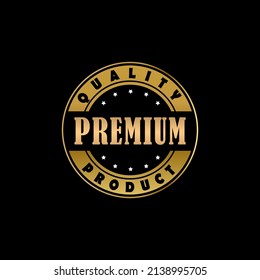 Premium Quality rubber stamp gold.