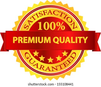Premium Quality Satisfaction Guaranteed Badge