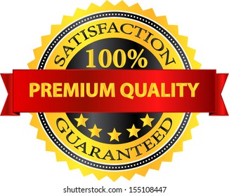 Premium Quality Satisfaction Guaranteed Badge