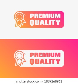 Premium Quality Shopping Vector Label Set