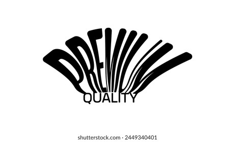Premium quality symbol, black isolated silhouette