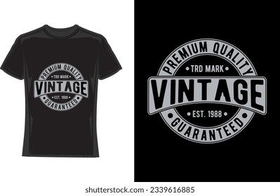 Premium quality t r d mark vintage est. 1995 guaranteed. Vintage T-Shirt Design