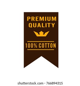 Premium Quality Typography With Simple Font And Crown, Retro Vintage Badge, Label and Banner Vector Art