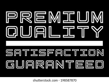 Premium Quality vector art