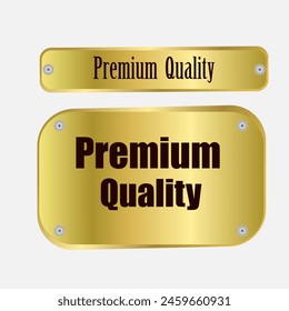 
Premium quality vector badges. Luxury labels, Vector illustration
