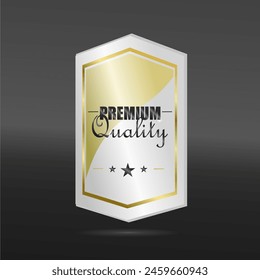 
Premium quality vector badges. Luxury labels, Vector illustration
