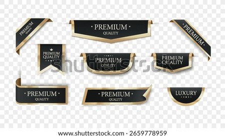 Premium quality vector badges or tag