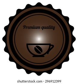 Premium quality vector coffee stamp
