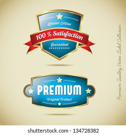 Premium Quality Vector Label Collection