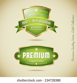Premium Quality Vector Label Collection