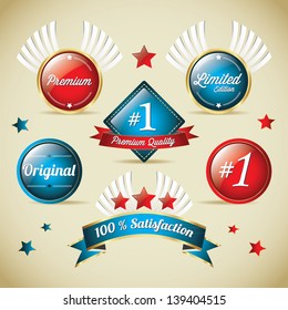 Premium Quality Vector Label Collection