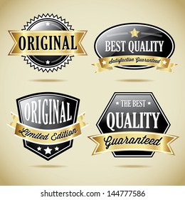 Premium Quality Vector Label Collection