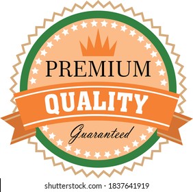 Premium Quality - Vector Paper tag / sticker, PREMIUM QUALITY GUARANTEED LABLE, awards lables icons set, vector