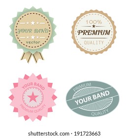 Premium  quality vintage label vector.