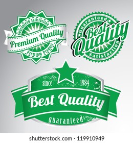 premium quality vintage labels