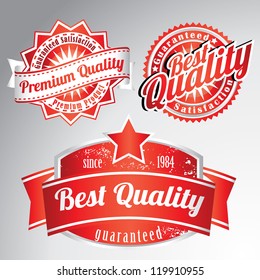 premium quality vintage labels