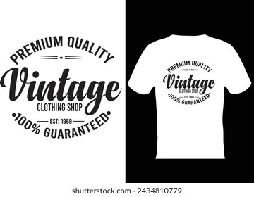 Premium quality vintage t shirt design.