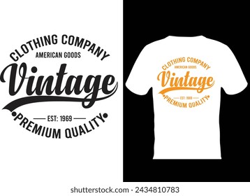 Premium quality vintage t shirt design.