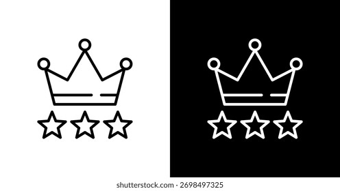 Diseño de conjunto de iconos blancos de calidad de Premium