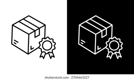 Diseño de conjunto de iconos blancos de calidad de Premium
