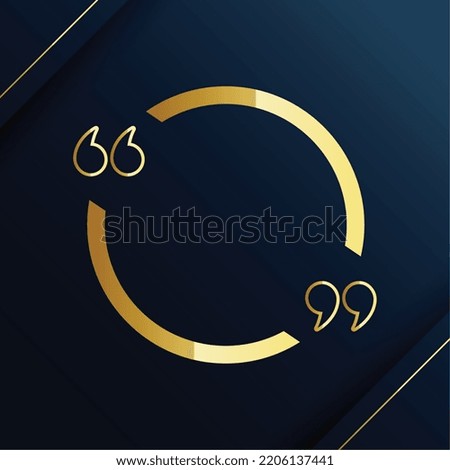 premium quote text frame template with text space 