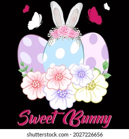 Premium Rabbit Design vector illustration format that are perfect for t-shirt, coffee mug, poster, cards, pillow cover, sticker, Canvas design, and Musk design.