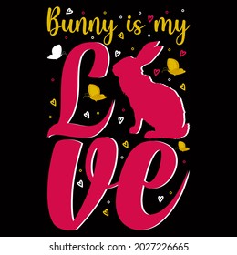 Premium Rabbit Design vector illustration format that are perfect for t-shirt, coffee mug, poster, cards, pillow cover, sticker, Canvas design, and Musk design.