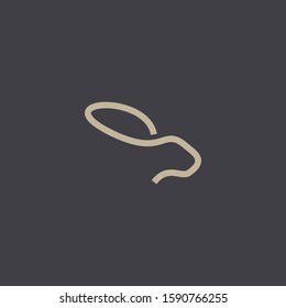 Premium rabbit logo design. Abstract icon rabbit vector illustration
